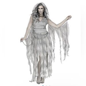 Women's Enchanted Ghost Costume bundle Halloween